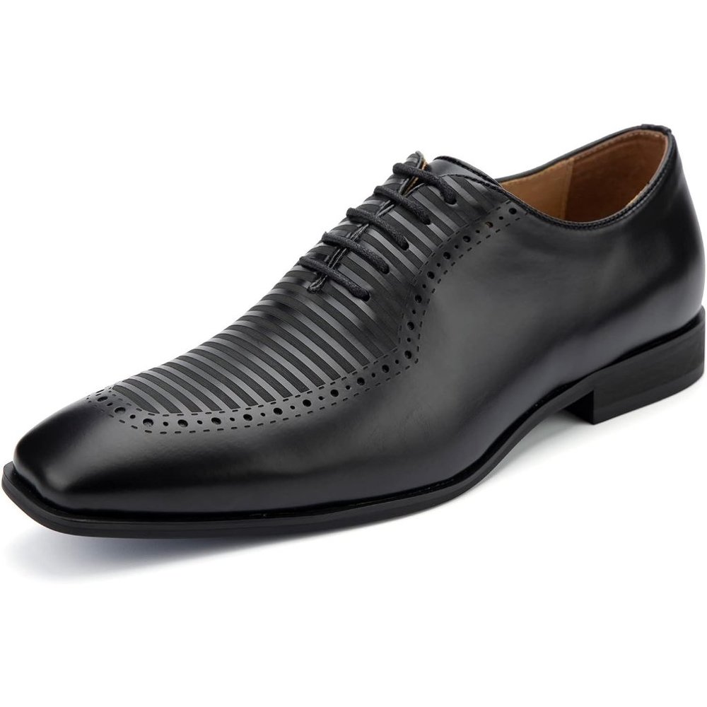 Men's Black Oxfords Luxury Business Casual Shoes Men's Lace-up Fashion Shoes